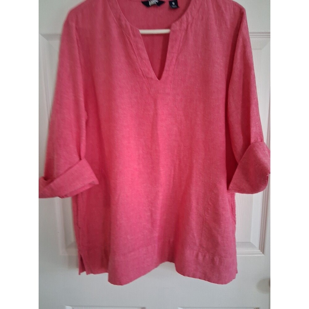Lands End Linen Tunic Women M